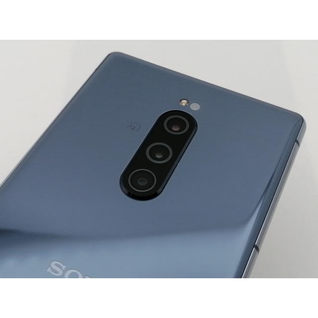 中古】SONY au 【SIMロック解除済み】 Xperia 1 SOV40 グレー【津田沼