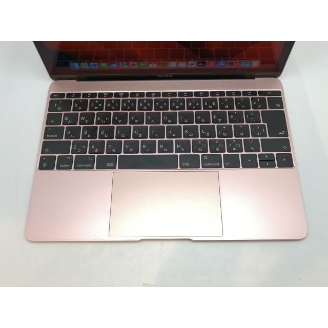 【中古】Apple MacBook 12インチ Corei5:1.3GHz 512GB ローズゴールド MNYN2J/A (Mid 2017)【津田沼】保証期間１ヶ月【ランクB】の画像