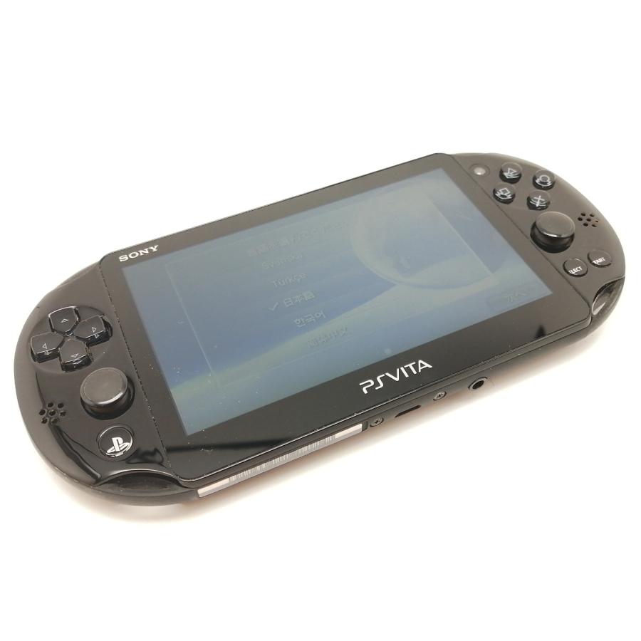 中古】SONY PlayStation VITA Wi-Fiモデル ブラック PCH-2000 ZA11