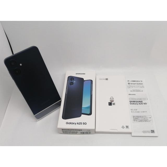 中古】SAMSUNG docomo 【SIMフリー】 Galaxy A25 5G ブラック 4GB 64GB