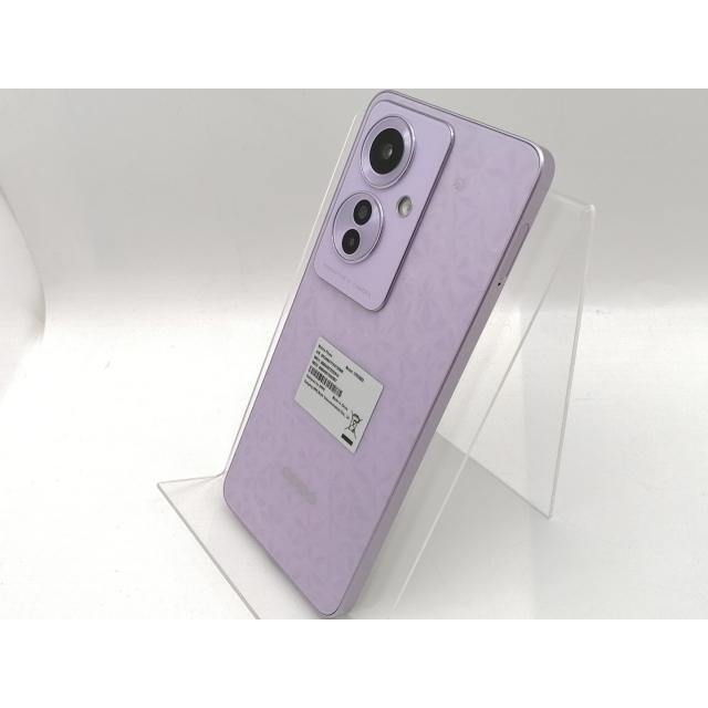 中古】Oppo 国内版 【SIMフリー】 OPPO Reno11 A コーラルパープル 8GB