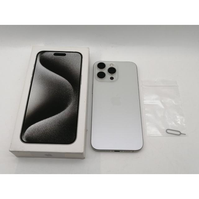中古】Apple 国内版 【SIMフリー】 iPhone 15 Pro Max 256GB ホワイト