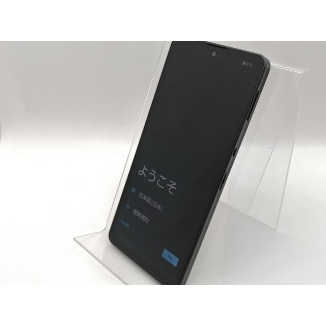 中古】SHARP 楽天モバイル 【SIMフリー】 AQUOS Sense6 ブラック 4GB