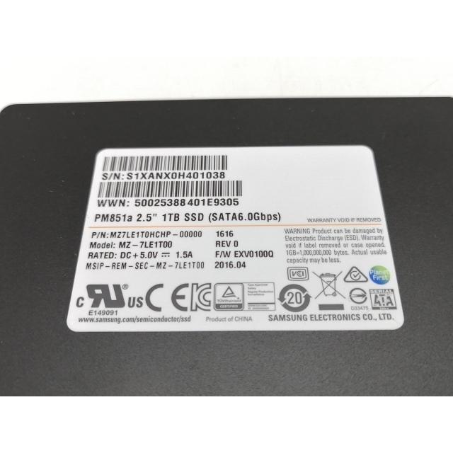 中古】SAMSUNG MZ7LE1T0HCHP-00000 1TB SSD【津田沼】保証期間1週間
