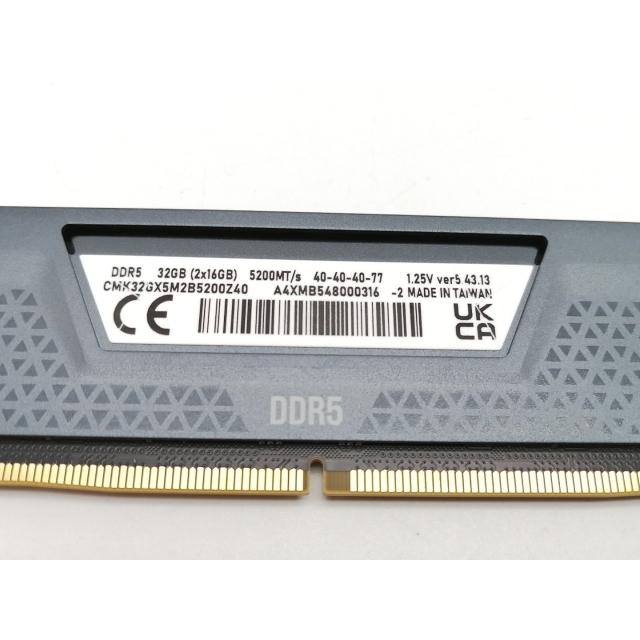 中古】DDR5 16GB DDR5-5200(PC5-41600)【デスクトップPC用】【津田沼