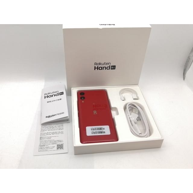 中古】Wiko 楽天モバイル 【SIMフリー】 Rakuten Hand 5G クリムゾン
