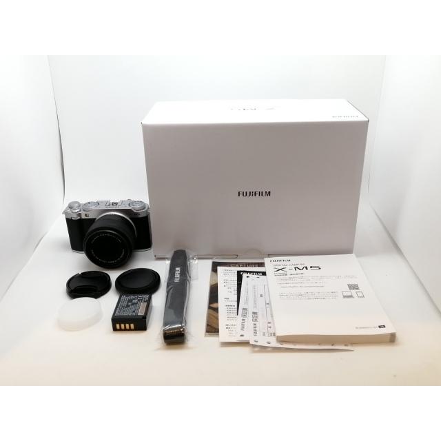 【中古】FujiFilm FUJIFILM X-M5 XC15-45mmレンズキット シルバー【津田沼】保証期間１ヶ月【ランクA】の画像