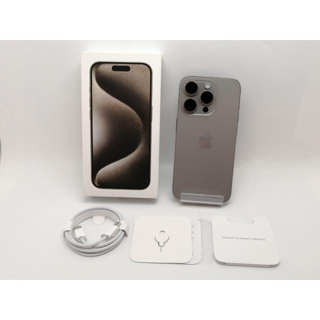 【中古】Apple 国内版 【SIMフリー】 iPhone 15 Pro 256GB ナチュラルチタニウム MTUF3J/A【津田沼】保証期間１ヶ月【ランクA】の画像