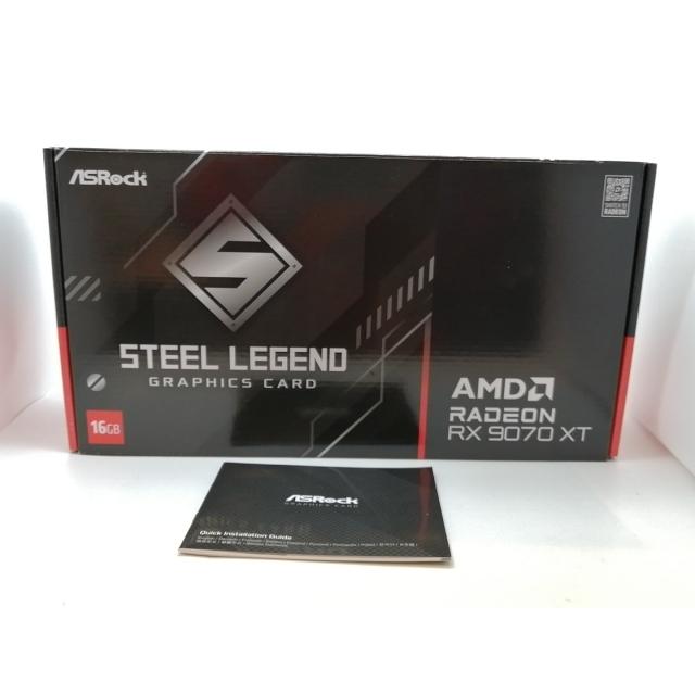 中古】ASRock Radeon RX 9070 XT Steel Legend Dark 16GB RX9070XT