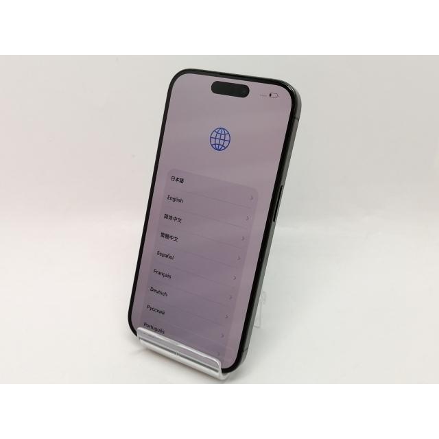【中古】Apple 国内版 【SIMフリー】 iPhone 15 Pro 128GB ブラックチタニウム MTU73J/A【津田沼】保証期間１ヶ月【ランクA】の画像