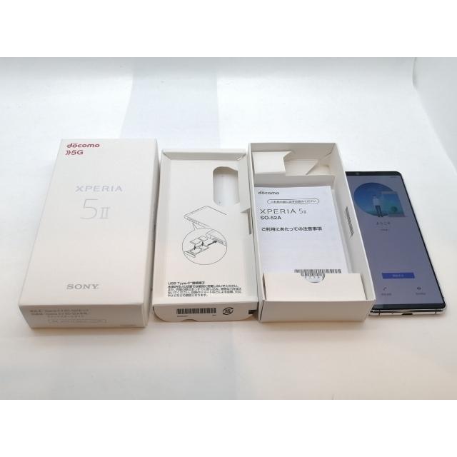 中古】SONY docomo 【SIMロック解除済み】 Xperia 5 II グレー 8GB