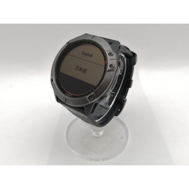 【中古】Garmin fenix 6X Pro Dual Power - Ti Black DLC 010-02157-53【津田沼】保証期間１ヶ月【ランクC】の画像
