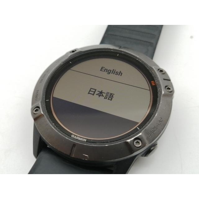 【中古】Garmin fenix 6X Pro Dual Power - Ti Black DLC 010-02157-53【津田沼】保証期間１ヶ月【ランクC】の画像