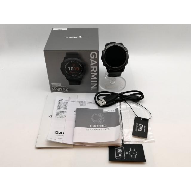 【中古】Garmin fenix 6X Pro Dual Power - Ti Black DLC 010-02157-53【津田沼】保証期間１ヶ月【ランクC】の画像