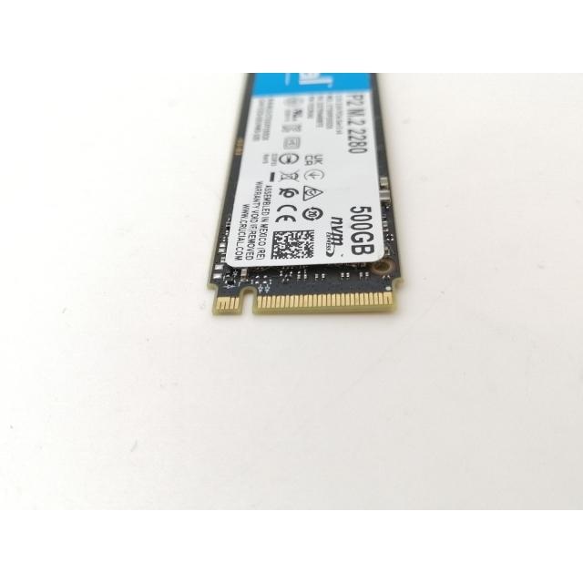 中古】Crucial P2(CT500P2SSD8JP) 500GB/M.2 2280(PCIe3.0 NVMe)/QLC
