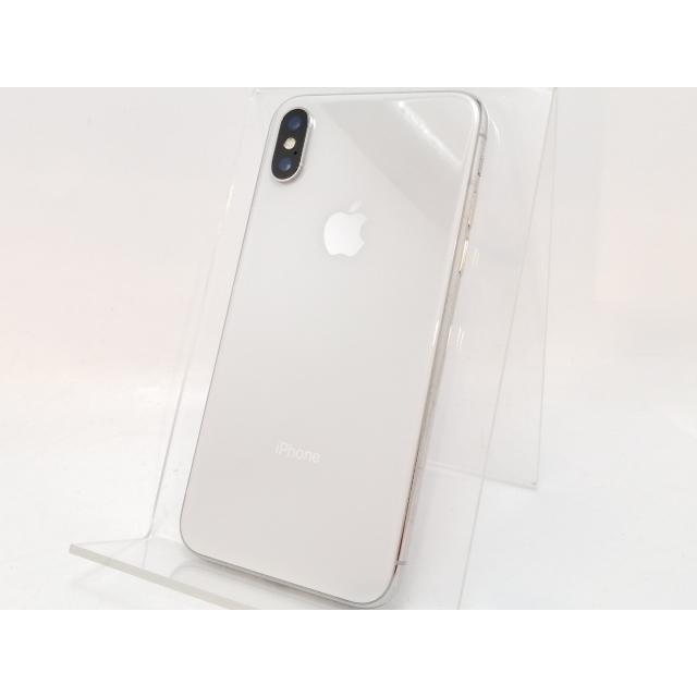 中古】Apple docomo 【SIMロック解除済み】 iPhone X 256GB シルバー 