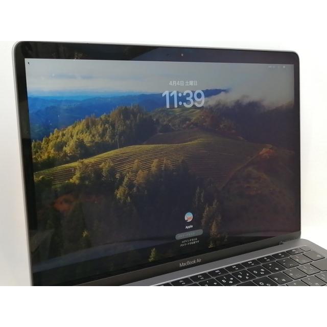 【中古】Apple MacBook Air 13インチ Corei5:1.6GHz 128GB スペースグレイ MRE82J/A (Late 2018)【津田沼】保証期間１ヶ月【ランクB】の画像