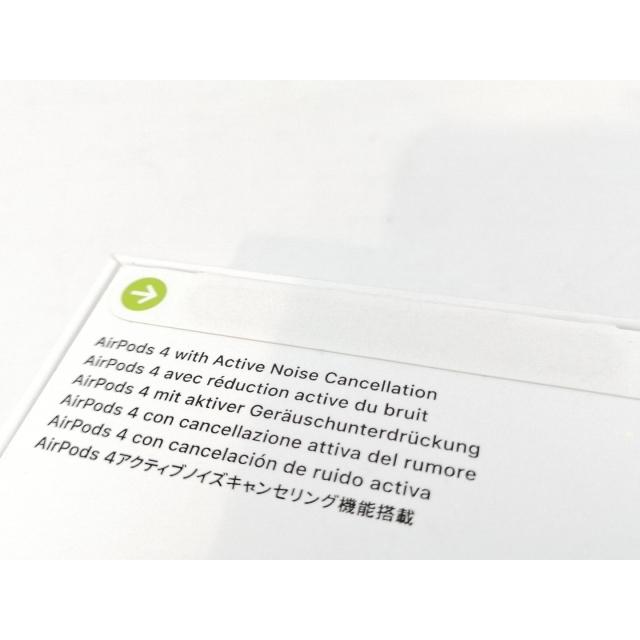 未使用】Apple AirPods 4 アクティブノイズキャンセリング搭載モデル