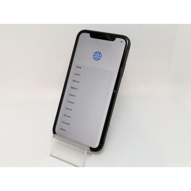 中古】Apple SoftBank 【SIMロック解除済み】 iPhone 11 64GB ブラック 
