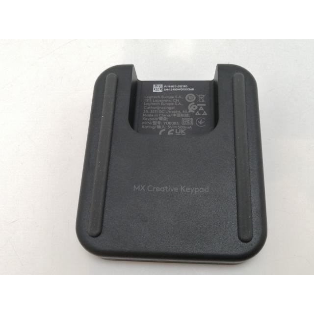 【中古】MX Creative Console ブラック 中古】Logicool MX クリエイティブ コンソール KXCCGR 左手デバイス