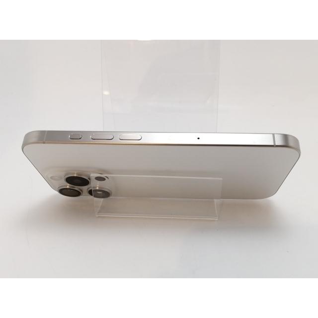 【中古】Apple 国内版 【SIMフリー】 iPhone 15 Pro 256GB ホワイトチタニウム MTUD3J/A【津田沼】保証期間１ヶ月【ランクC】の画像
