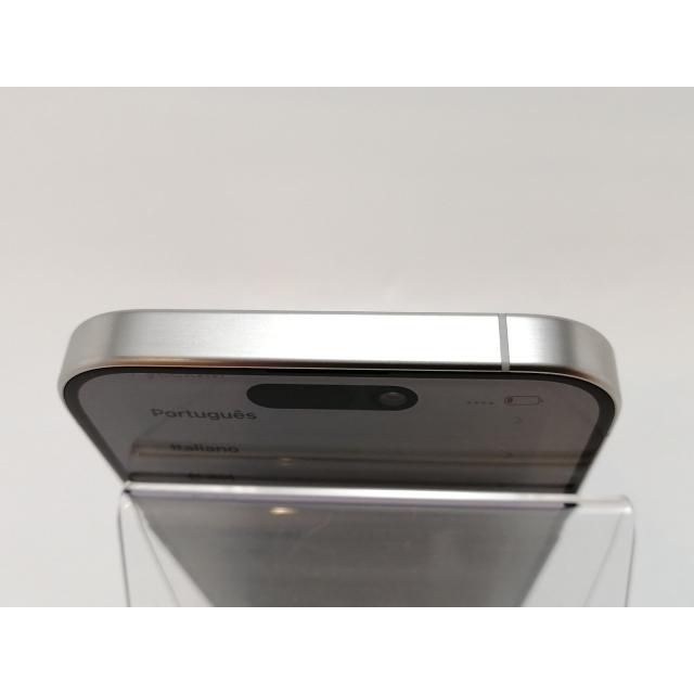 【中古】Apple 国内版 【SIMフリー】 iPhone 15 Pro 256GB ホワイトチタニウム MTUD3J/A【津田沼】保証期間１ヶ月【ランクC】の画像