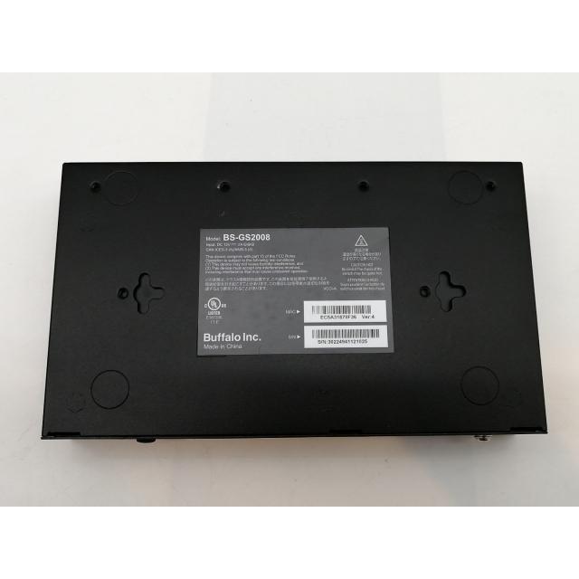 中古】BUFFALO 8ポートネットワークハブ BS-GS2008【津田沼】保証期間