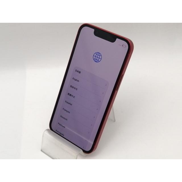 【中古】Apple au 【SIMフリー】 iPhone 13 mini 256GB (PRODUCT)RED MLJM3J/A【津田沼】保証期間１ヶ月【ランクC】の画像