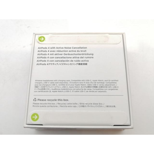 未使用】Apple AirPods 4 アクティブノイズキャンセリング搭載モデル