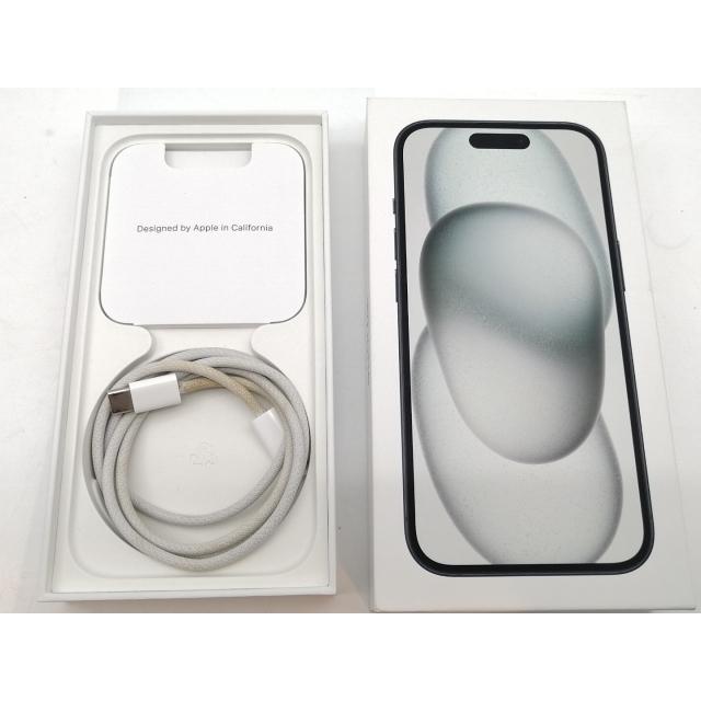 【中古】Apple 国内版 【SIMフリー】 iPhone 15 128GB ブラック MTMH3J/A【津田沼】保証期間１ヶ月【ランクA】の画像