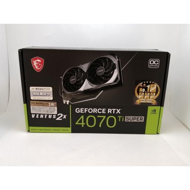 中古】MSI GeForce RTX 4070 Ti SUPER 16G VENTUS 2X OC