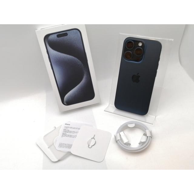 【中古】Apple 国内版 【SIMフリー】 iPhone 15 Pro 256GB ブルーチタニウム MTUG3J/A【津田沼】保証期間１ヶ月【ランクB】の画像