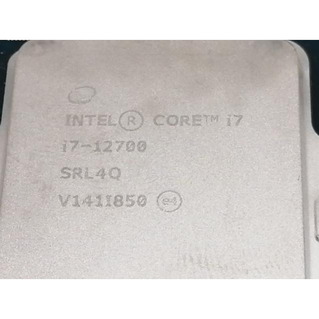 中古】Intel Core i7-12700(2.1GHz) Box LGA1700/12C(P:8C/E:4C)/20T