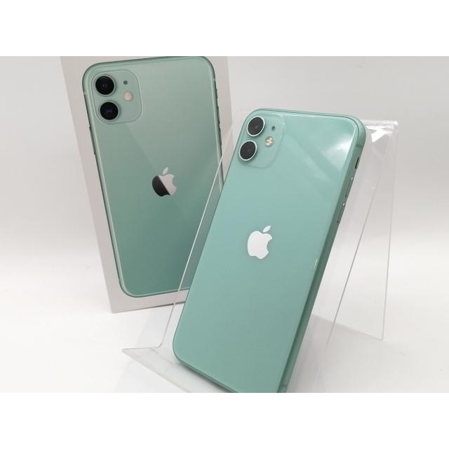 中古】Apple au 【SIMロック解除済み】 iPhone 11 64GB グリーン 