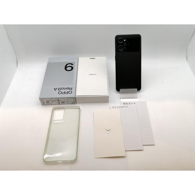 中古】Oppo 楽天モバイル 【SIMフリー】 OPPO Reno9 A ナイトブラック