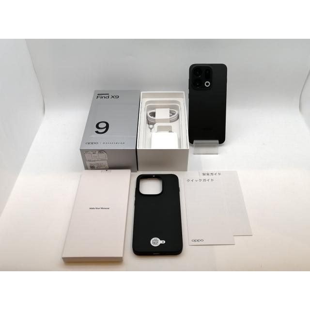【中古】Oppo au 【SIMフリー】 OPPO Find X9 スペースブラック 16GB 512GB OPG07【津田沼】保証期間１ヶ月【ランクA】の画像