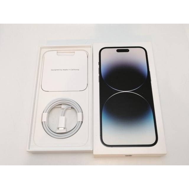 【中古】Apple au 【SIMフリー】 iPhone 14 Pro Max 512GB スペースブラック MQ9F3J/A【津田沼】保証期間１ヶ月【ランクB】の画像