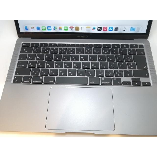 【中古】Apple MacBook Air 13インチ M1(CPU:8C/GPU:8C) 8GB/512GB スペースグレイ MGN73J/A (M1・2020)【津田沼】保証期間１ヶ月【ランクB】の画像