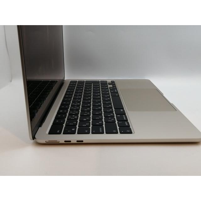 【中古】Apple MacBook Air 13インチ  M3(CPU:8C/GPU:10C) 16GB/512GB スターライト MXCU3J/A (13インチ, M3, 2024)【津田沼】保証期間１ヶ月【ランクA】の画像
