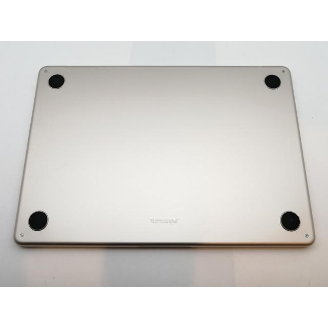 【中古】Apple MacBook Air 13インチ  M3(CPU:8C/GPU:10C) 16GB/512GB スターライト MXCU3J/A (13インチ, M3, 2024)【津田沼】保証期間１ヶ月【ランクA】の画像