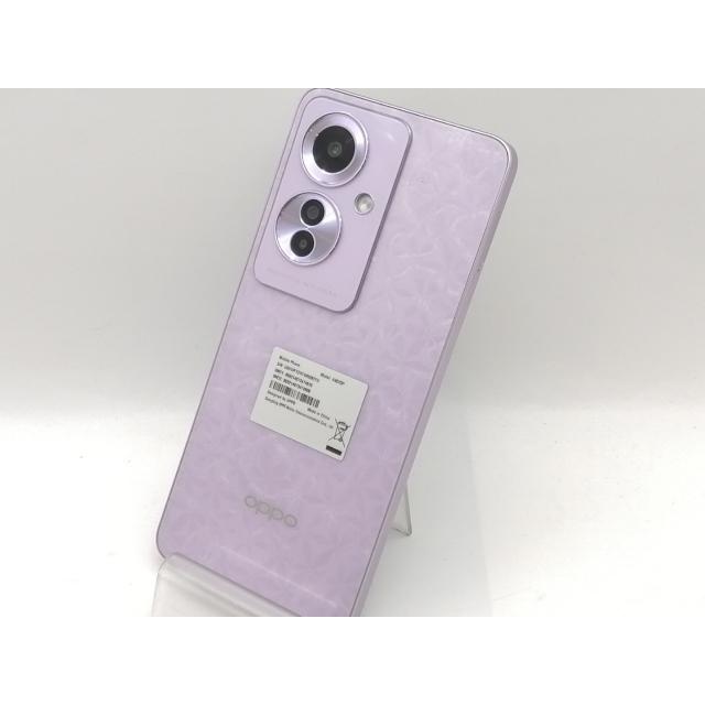 OPPO Reno11 A コーラルパープル　未使用に近い 中古】Oppo ymobile 【SIMフリー】 OPPO Reno11 A コーラルパープル