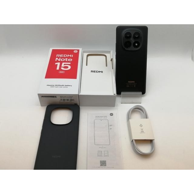 【中古】Xiaomi 国内版 【SIMフリー】 Redmi Note 15 5G ブラック 8GB 512GB【津田沼】保証期間１ヶ月【ランクA】の画像