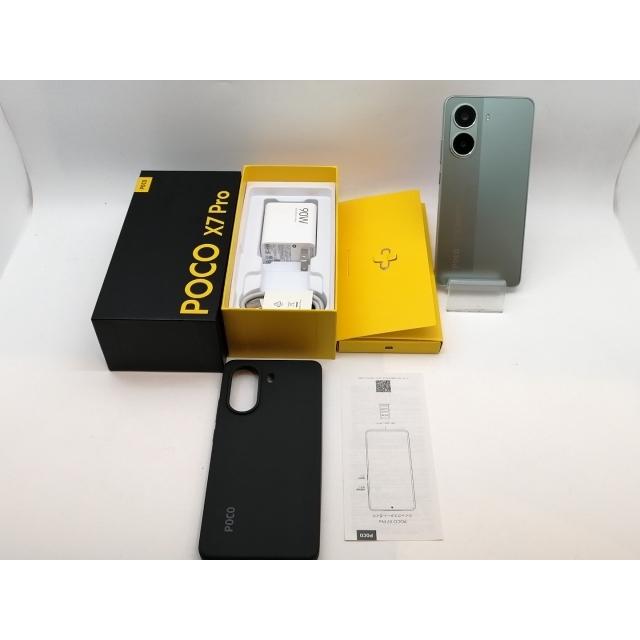 中古】Xiaomi 国内版 【SIMフリー】 Poco X7 Pro グリーン 8GB 256GB