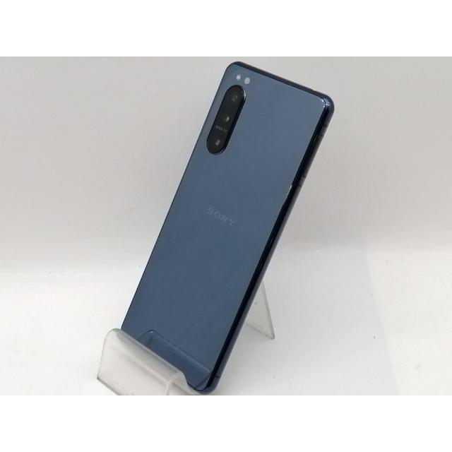 中古】SONY au 【SIMロック解除済み】 Xperia 5 II ブルー 8GB 128GB