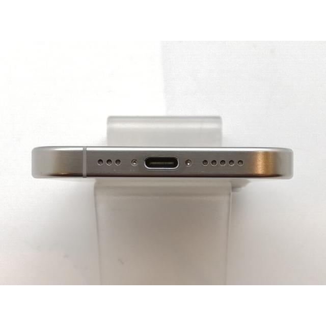 【中古】Apple 国内版 【SIMフリー】 iPhone 15 Pro 256GB ホワイトチタニウム MTUD3J/A【津田沼】保証期間１ヶ月【ランクB】の画像