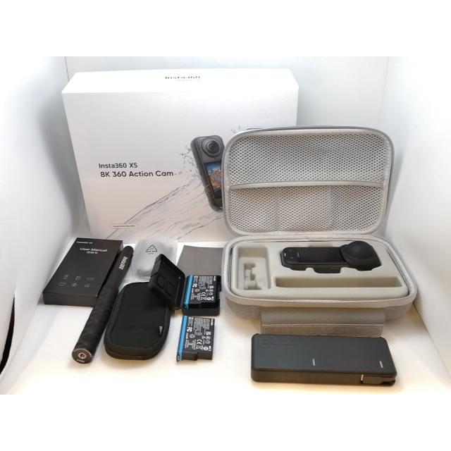 【中古】Shenzhen Arashi Vision Insta360 X5 エッセンシャルキット [ブラック]【津田沼】保証期間１ヶ月【ランクA】の画像