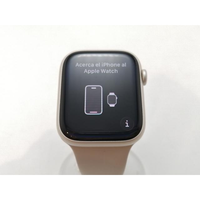 中古】Apple Apple Watch Series8 45mm GPS スターライトアルミニウム