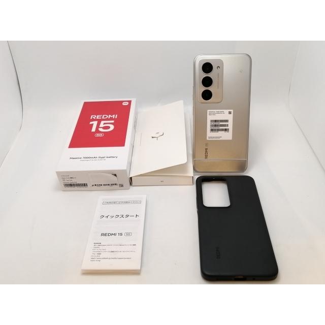中古】Xiaomi SoftBank 【SIMフリー】 REDMI 15 5G チタングレー 4GB