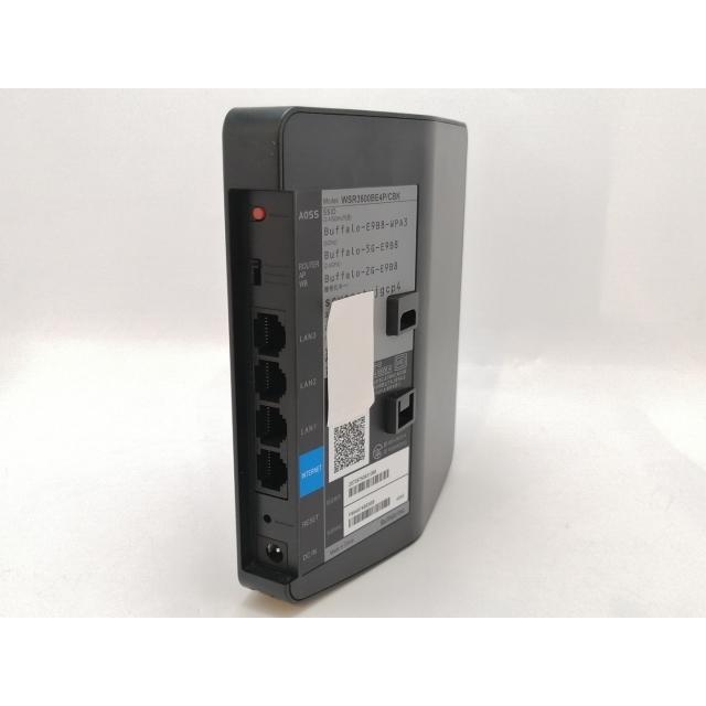 BUFFALO Wi-Fi 7 ルーター WSR3600BE4P-BK 中古美品 中古】BUFFALO AirStation WSR3600BE4P/CBK [ブラック] Wi-Fi7(11be