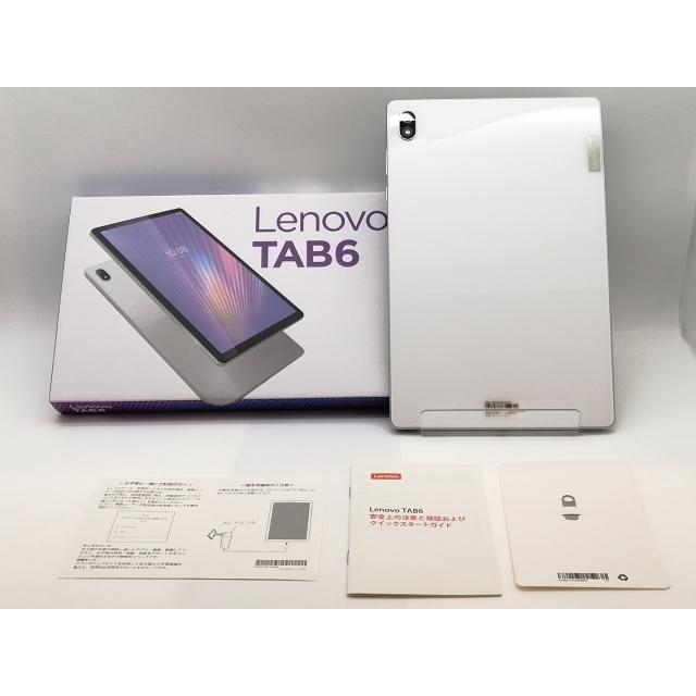 中古】Lenovo SoftBank 【SIMフリー】 Lenovo TAB6 ムーンホワイト